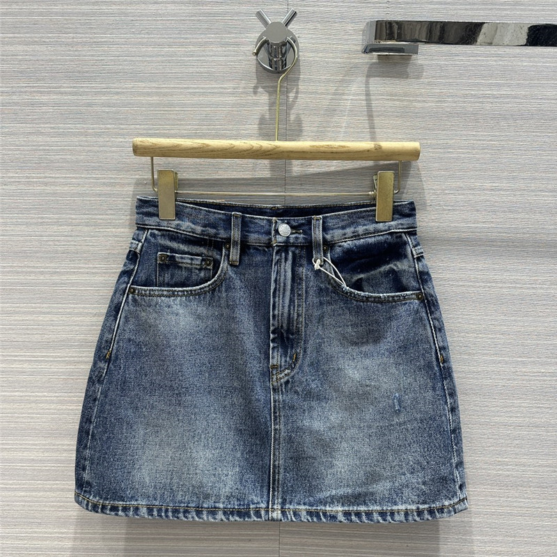 acne studios washed denim skirt replica clothing sites