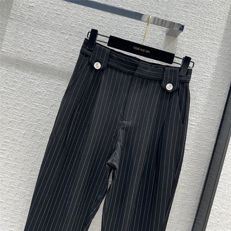l0vis Vvtt0n lv pinstripe radish pants replicas clothes