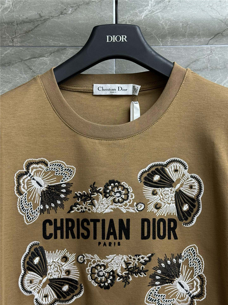 D10r butterfly embroidered t-shirt replica clothing sites