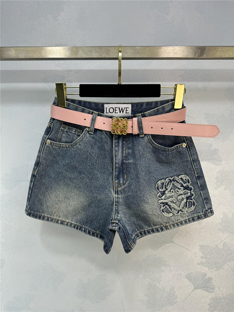 L0ew* new denim shorts replica designer clothing websites