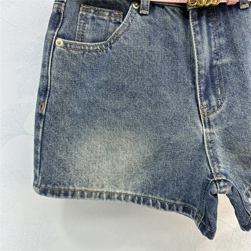 L0ew* new denim shorts replica designer clothing websites