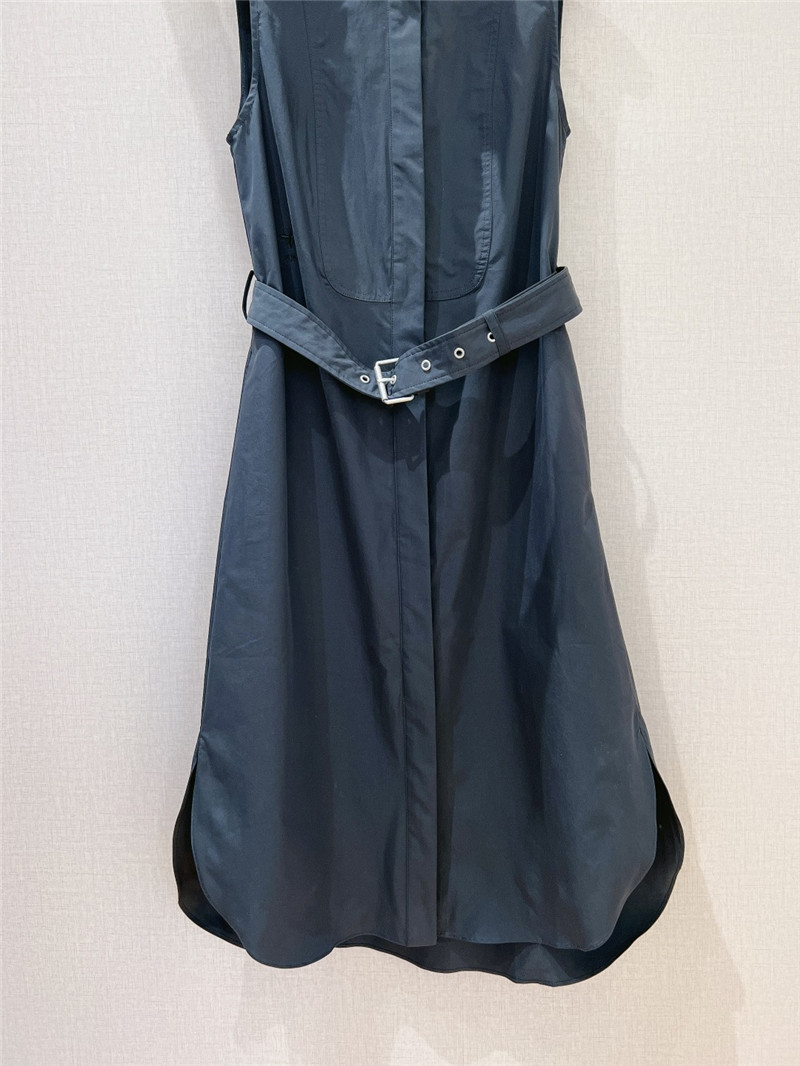 D10r sleeveless belted shirt dress replica designer clothes
