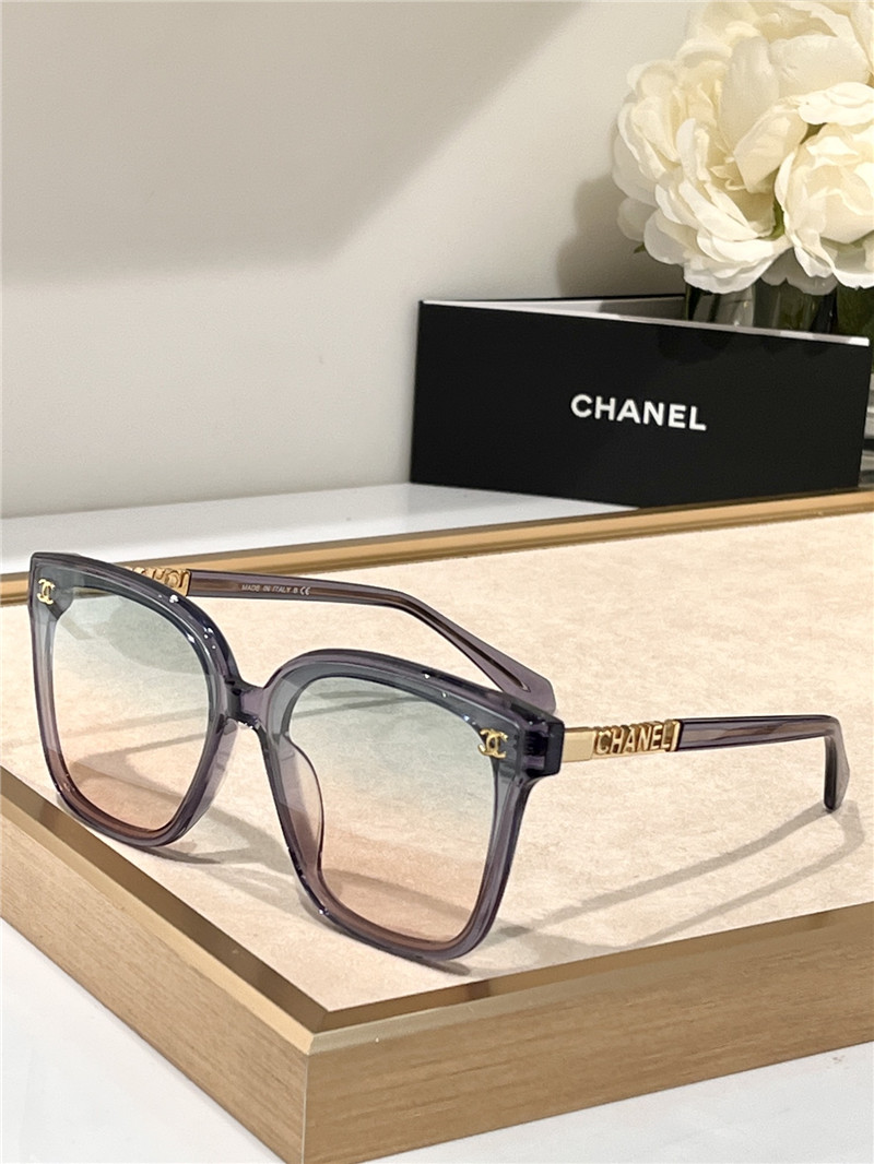 Ch**el letter square sunglasses