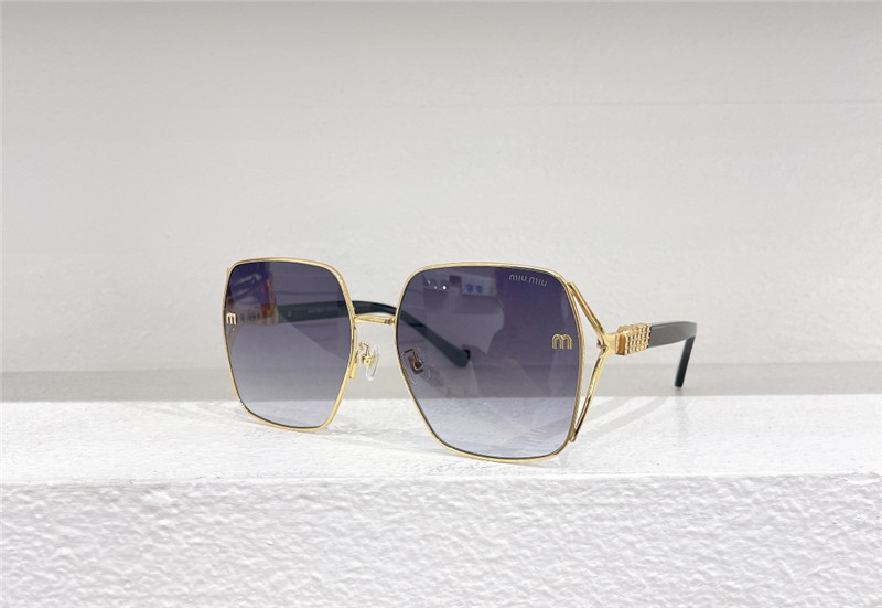 M1um1u hollow square sunglasses