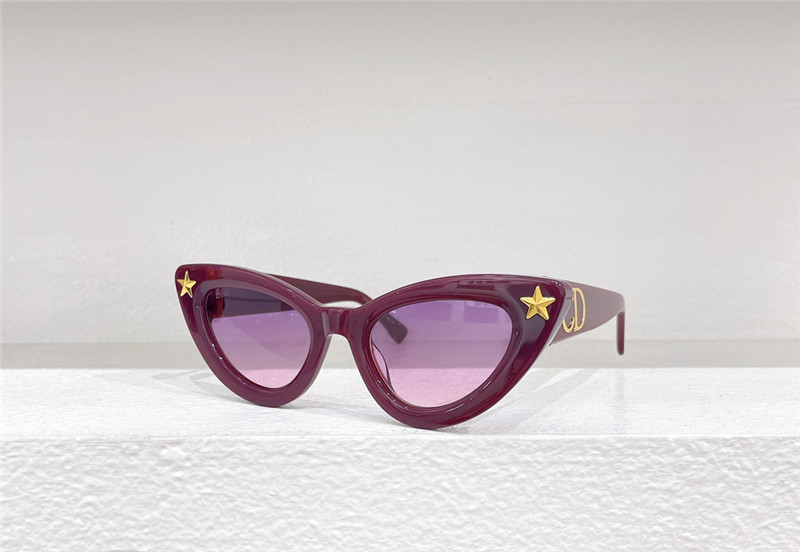 D10r cat eye star sunglasses