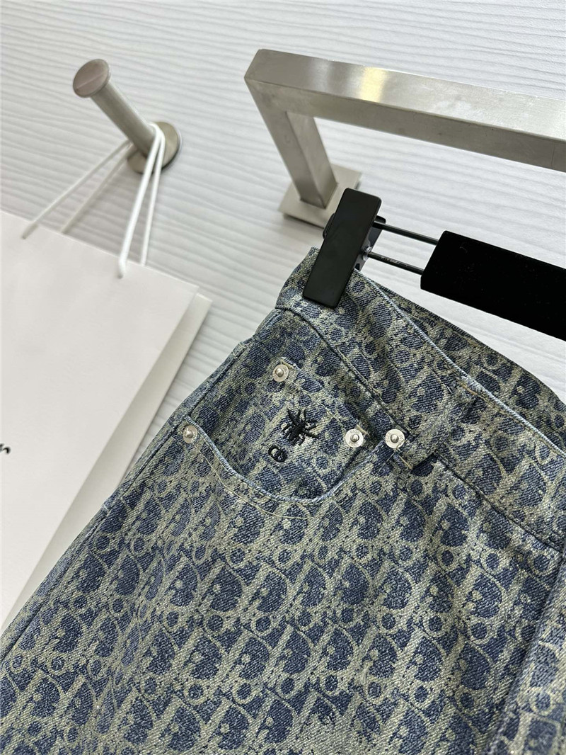 D10r mid-high waist presbyopic straight jeans replica clothing
