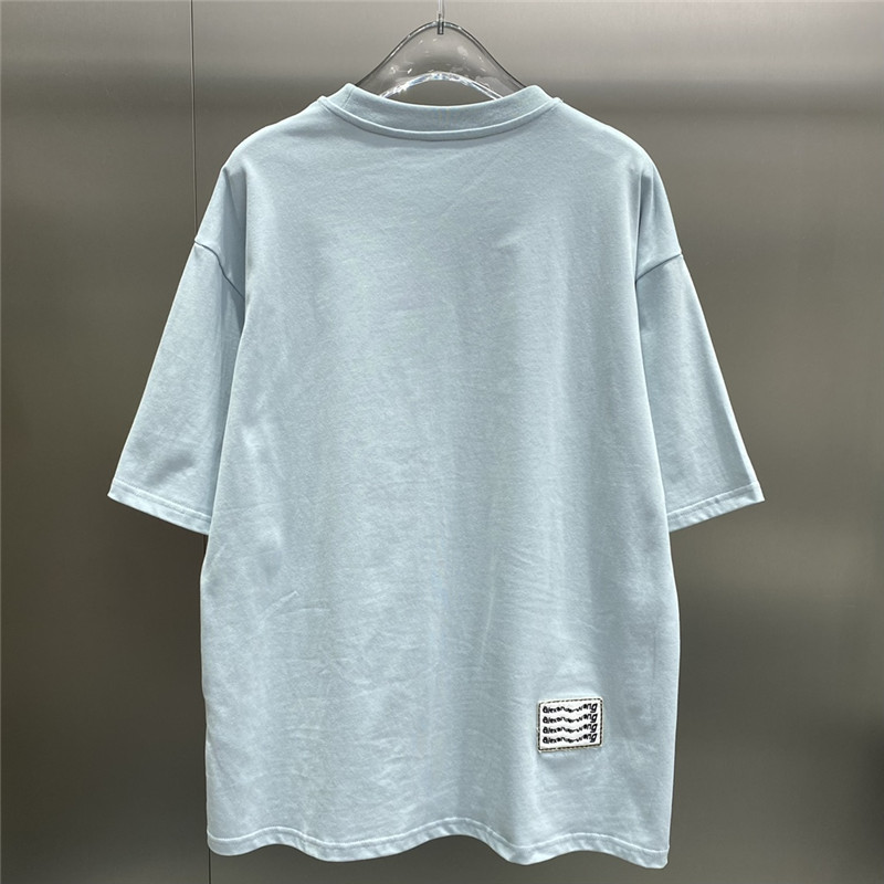 A1exa*der wang letter logo round neck t-shirt replicas clothes
