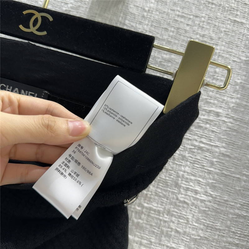 Ch**el knitted white shorts replica designer clothes