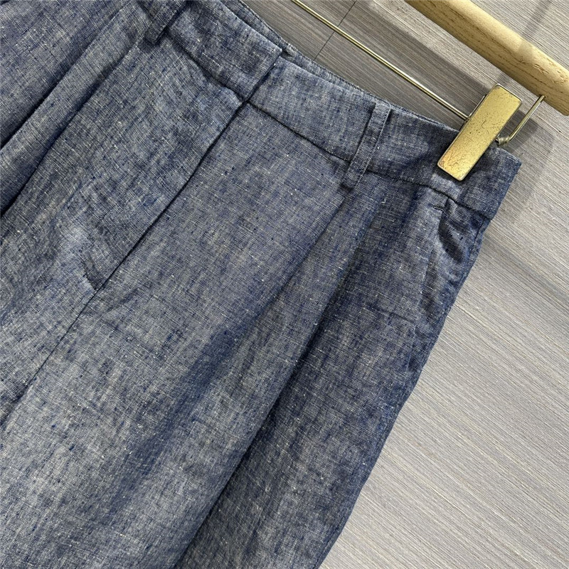 The R0w cotton and linen suit shorts replica clothing sites