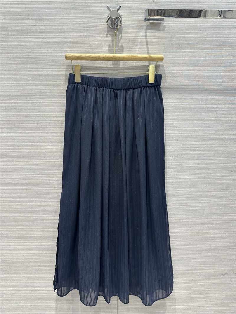 BC silver stripe long skirt replica d&g clothing