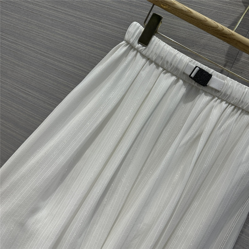 BC silver stripe long skirt replica d&g clothing