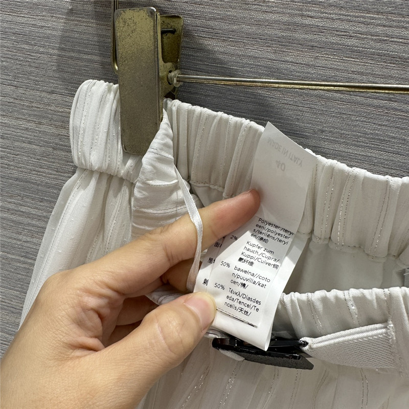 BC silver stripe long skirt replica d&g clothing