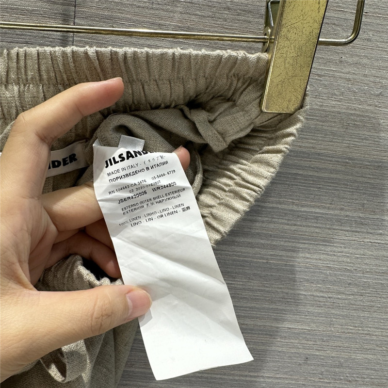 jil sander cotton and linen long skirt replicas clothes