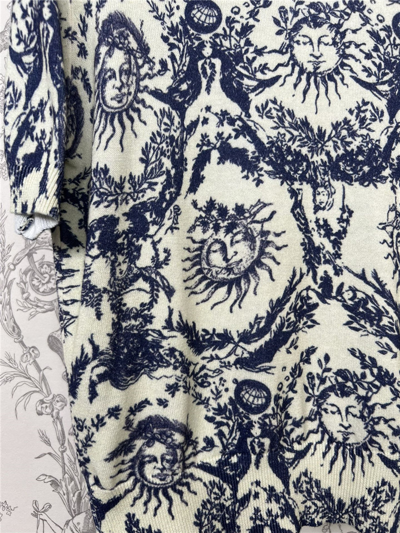 D10r sunflower knitted short sleeves cheap replica designer clothes