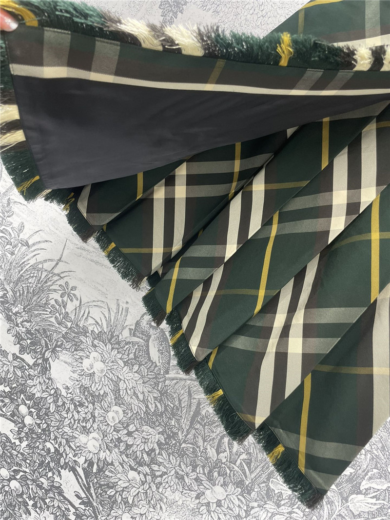 Bv*b*rry plaid fringed skirt replica d&g clothing