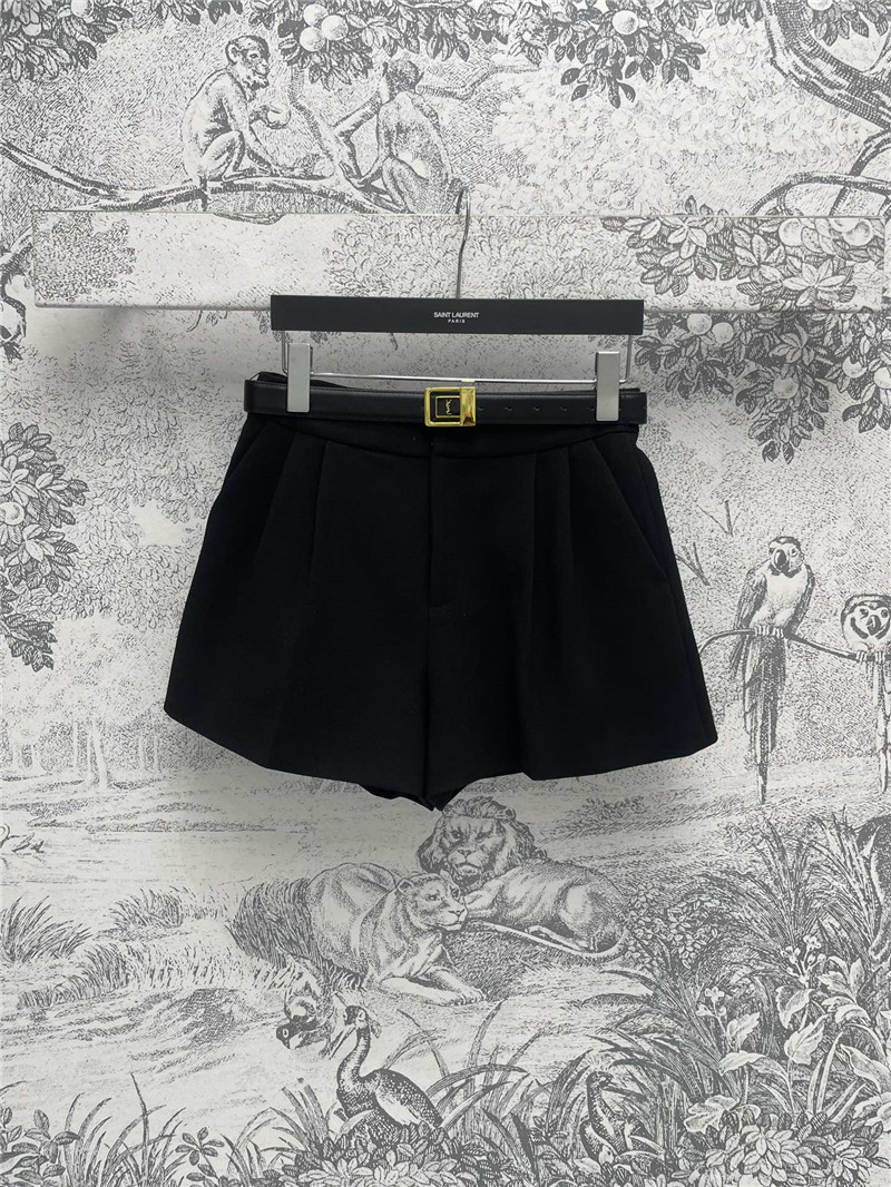 Y51 metallic logo belt shorts replica designer clothing websites