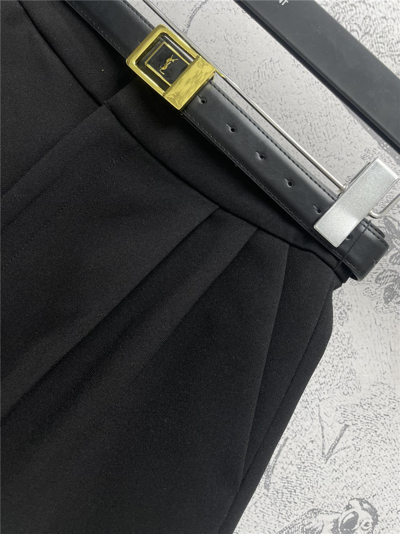 Y51 metallic logo belt shorts replica designer clothing websites