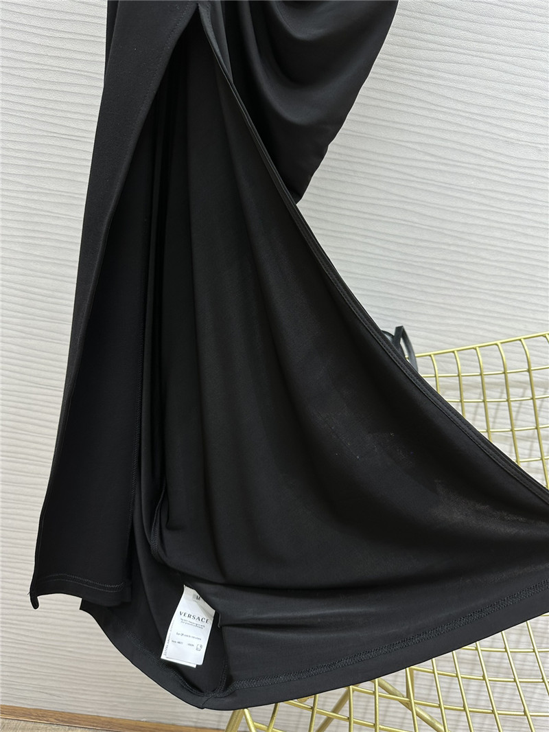 Versace draped long evening dress replica clothing sites