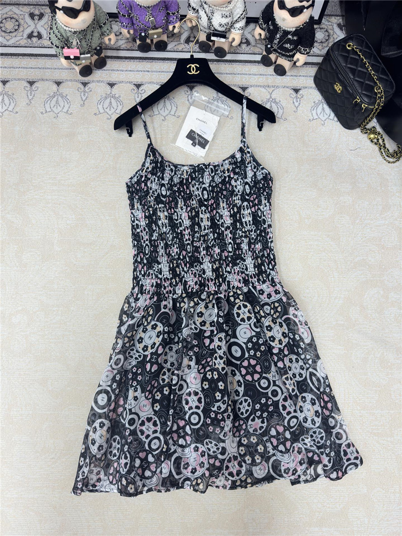 Ch**el suspender dress replica designer clothes