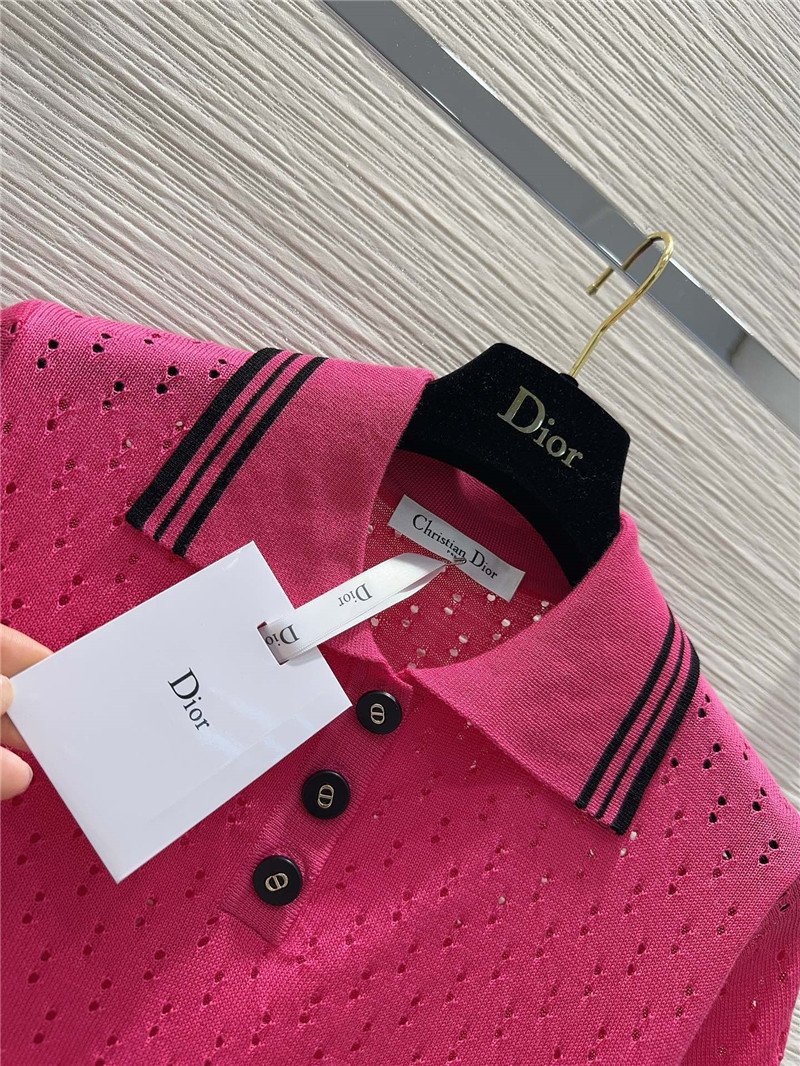 D10r classic lapel short sleeve sweater replica clothing