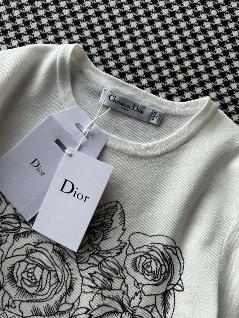 D10r graphic print knitted t-shirt