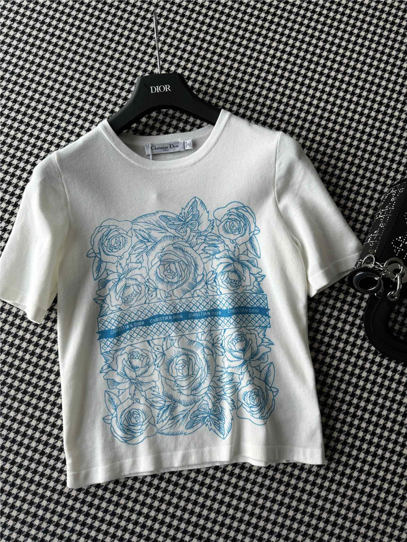 D10r new knitted short sleeve replica designer clothes
