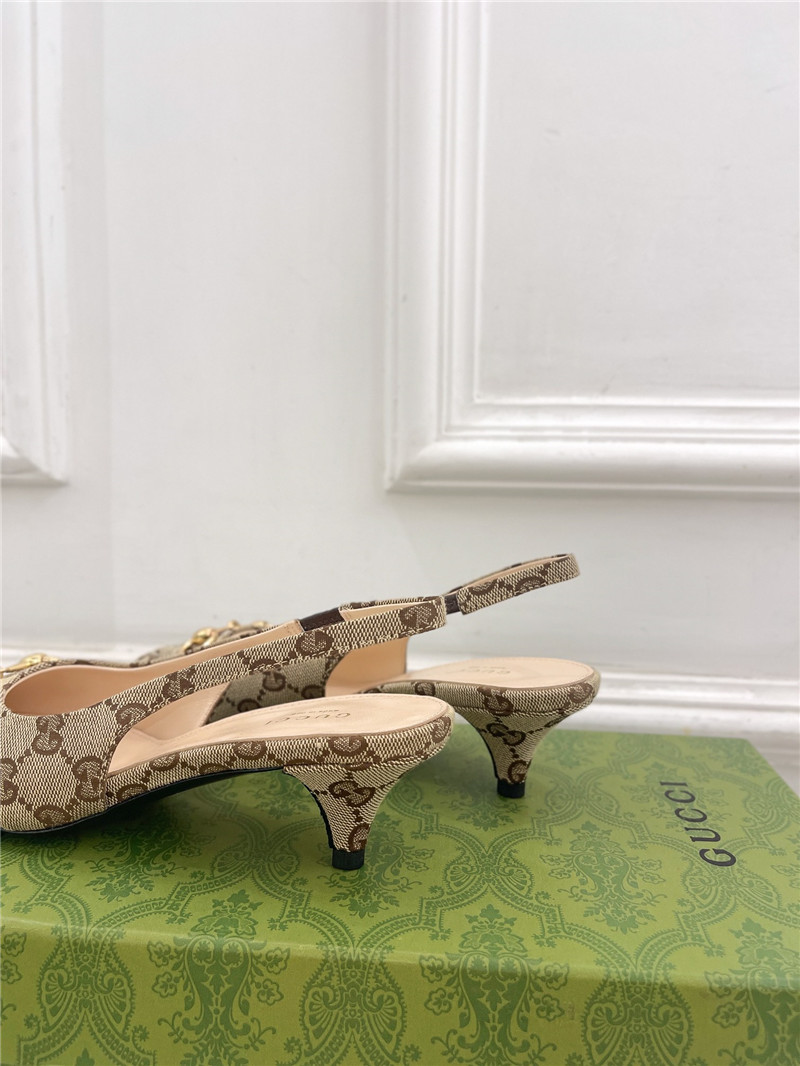 Gvc*1 horsebit slingback pumps replica designer shoes