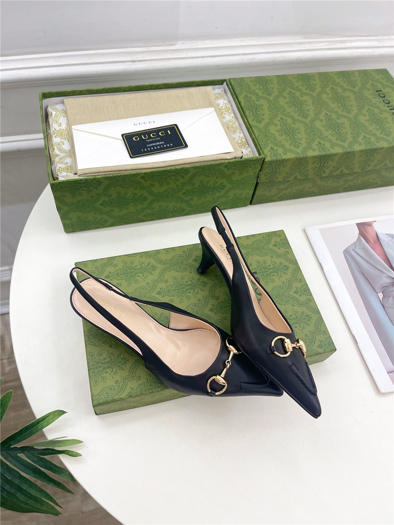 Gvc*1 horsebit slingback pumps replica designer shoes