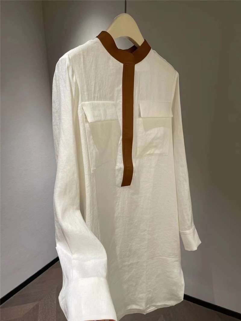 L0r0 P1ana classic pocket dress replicas clothes