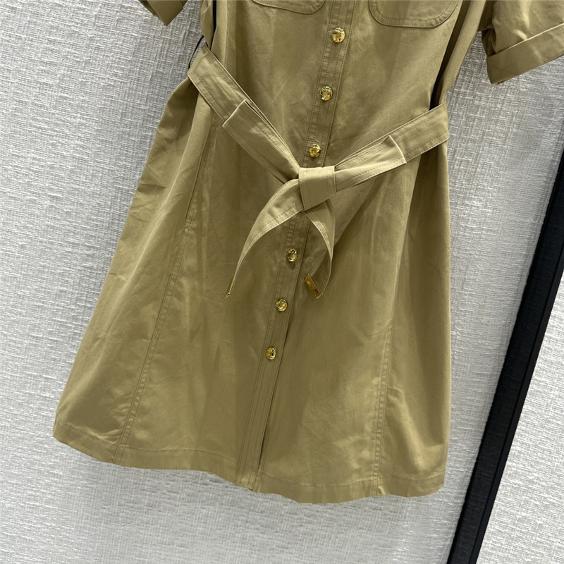 Ce1i*e safari style khaki dress replica clothing sites