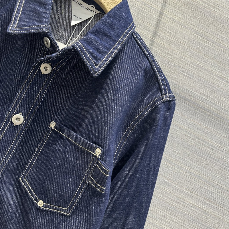 b0tt*ga Ven*ta denim blue original color denim suit replica clothes