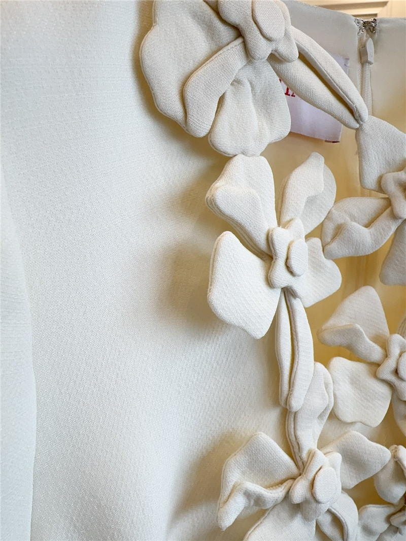 Va1e*ntin0 floral silk wool dress replica d&g clothing