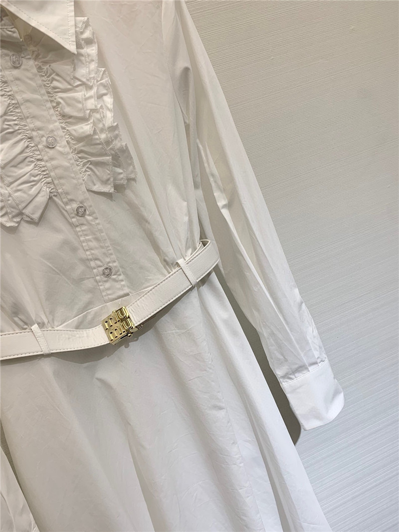 M1um1u long sleeve dress replica clothes