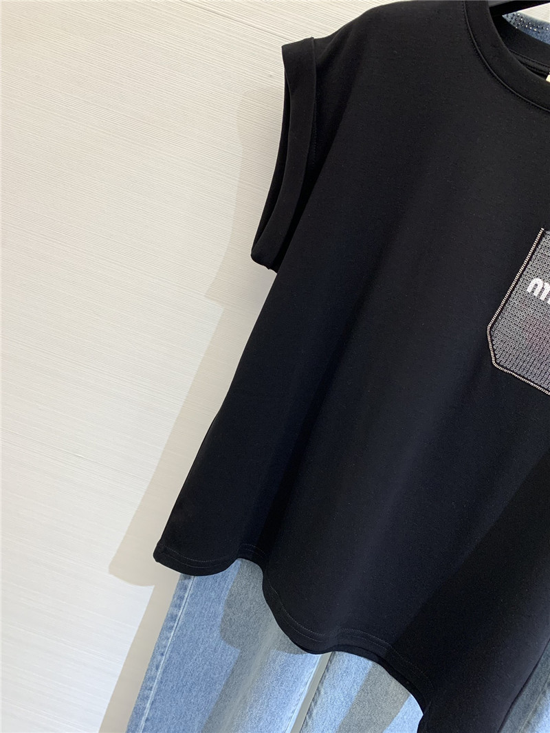 M1um1u rolled hem shirts replicas clothes