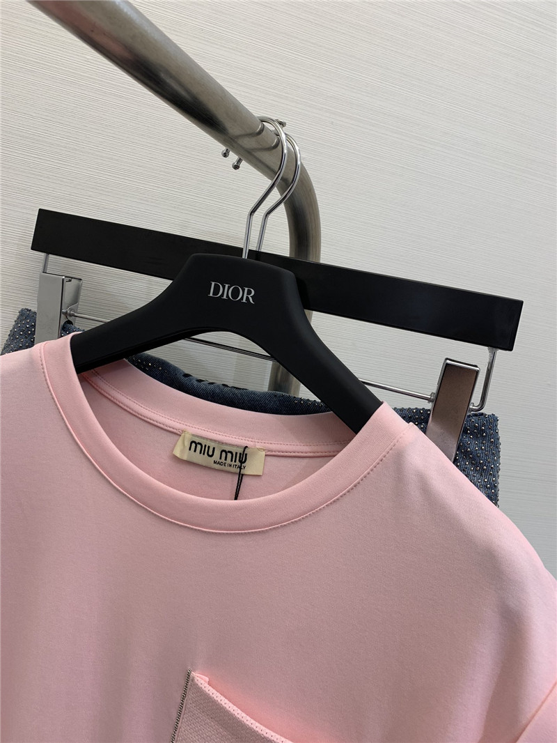 M1um1u rolled hem shirts replicas clothes