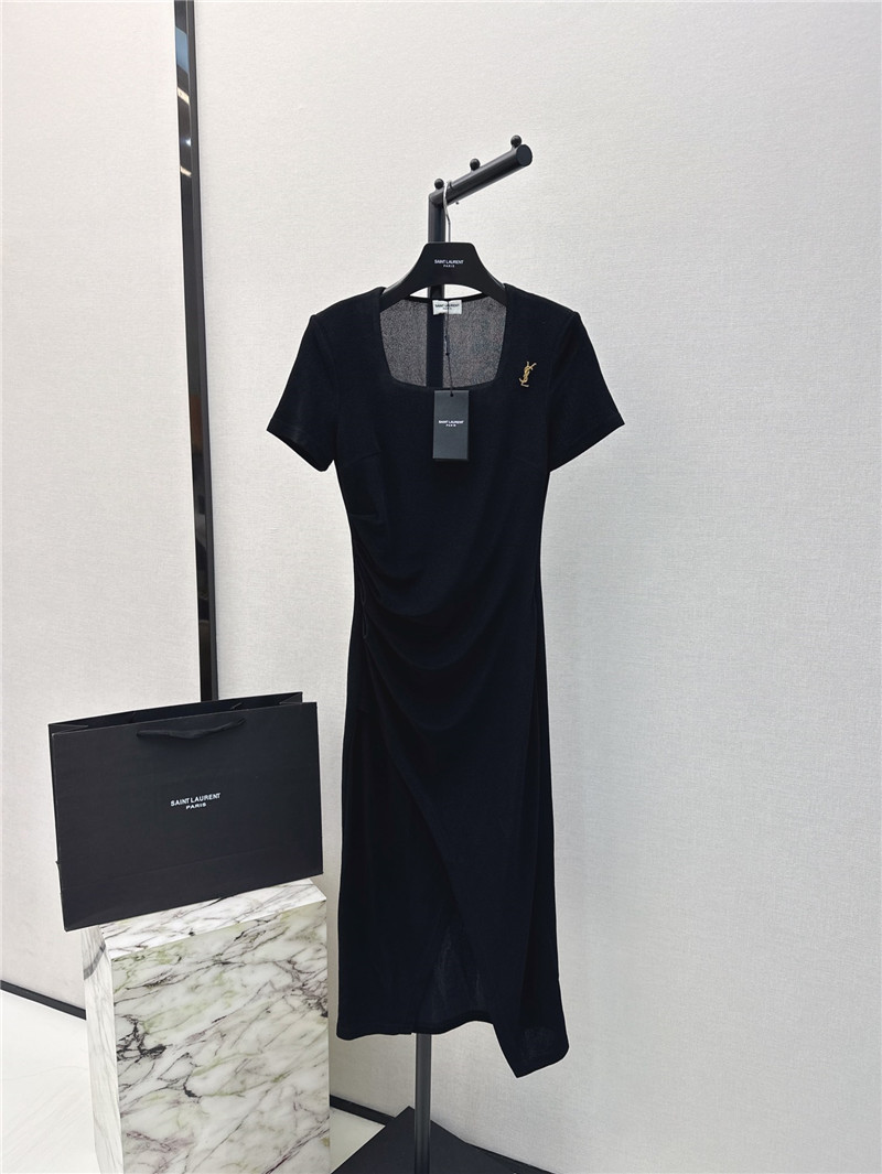 Y51 pleated waist dress replica d&g clothing