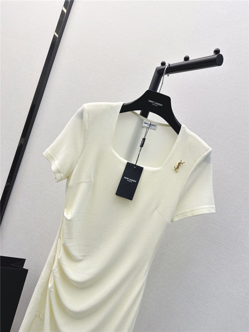 Y51 pleated waist dress replica d&g clothing