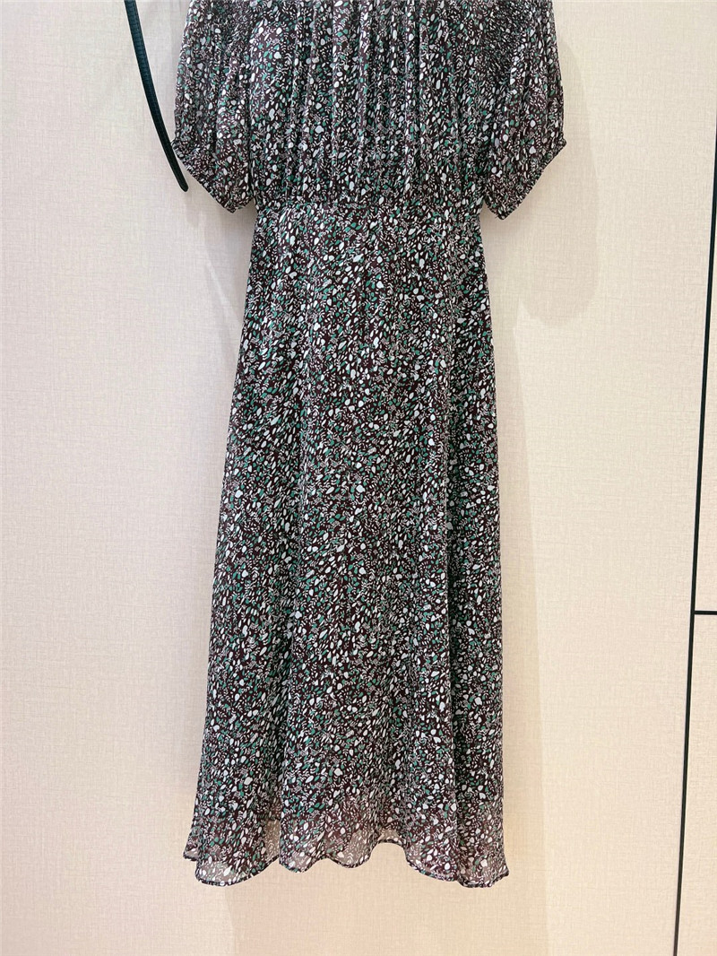 D10r puff sleeve elastic cuff dress replica clothes