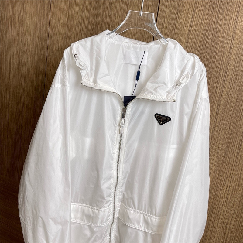 Pra*a hooded sun protection jacket replica d&g clothing