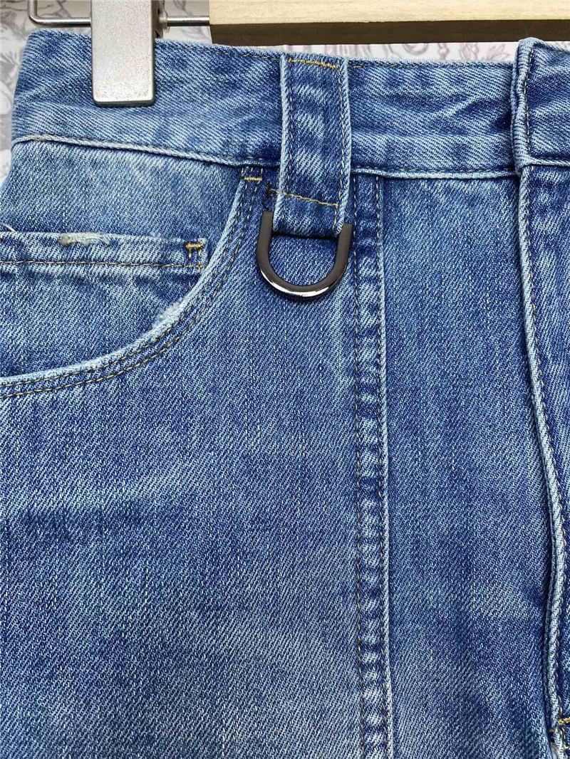 F**di tassel hip-hugging denim skirt replica d&g clothing