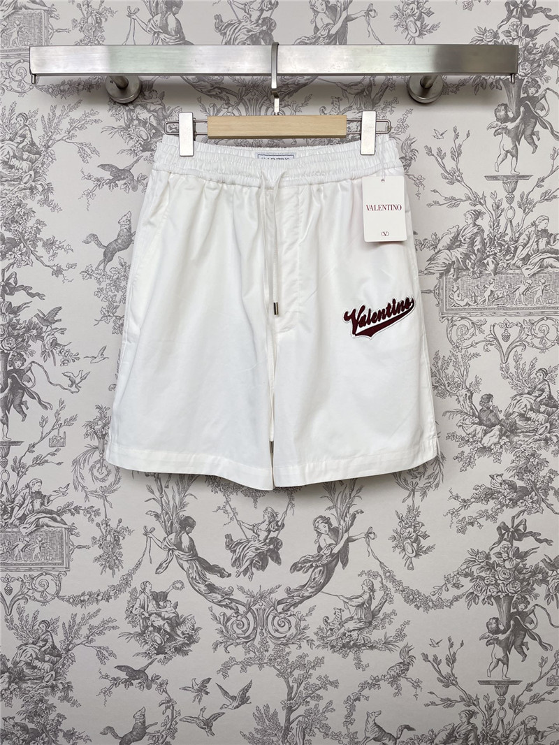 Va1e*ntin0 all-in-one letter embroidered shorts replica clothes