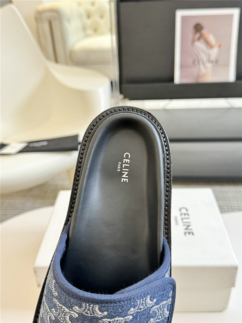 Ce1i*e flat micro label sandals slippers replica shoes