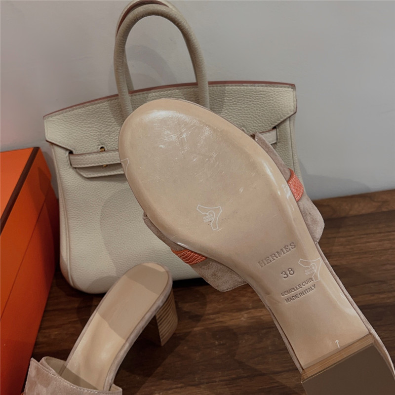 H**me5 kelly buckle slippers replica designer shoes
