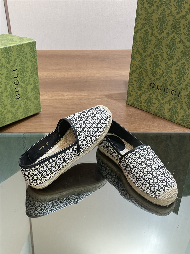 Gvc*1 straw hemp fisherman slippers replica shoes
