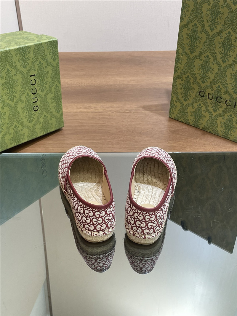 Gvc*1 straw hemp fisherman slippers replica shoes