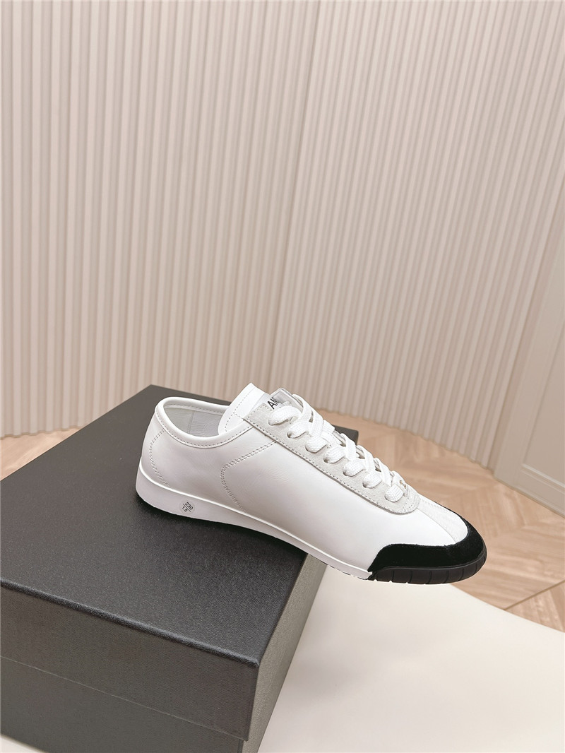 Ch**el white low top sneakers