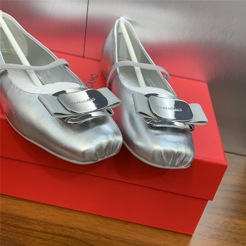 Salvatore Ferragamo bow pumps for women replica shoes