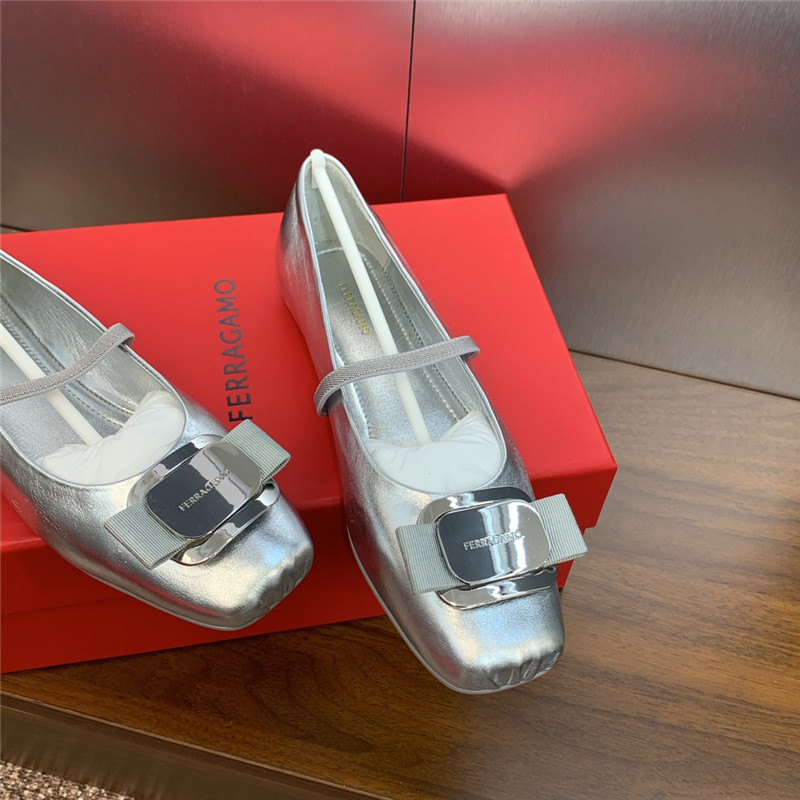 Salvatore Ferragamo bow pumps for women replica shoes