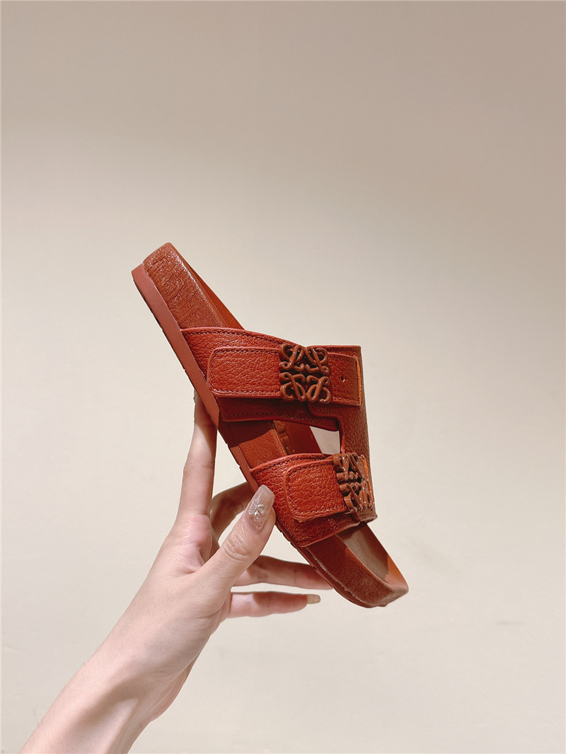 L0ew* new color matching slippers for couples replica shoes