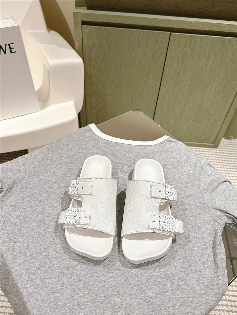 L0ew* new color matching slippers for couples replica shoes